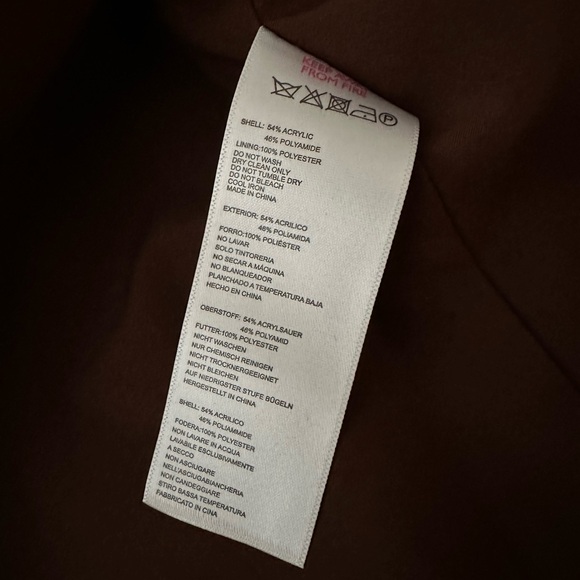 NWT - Anthropologie - Cocoa Textured Maxi Coat - 12 - Picture 10 of 10